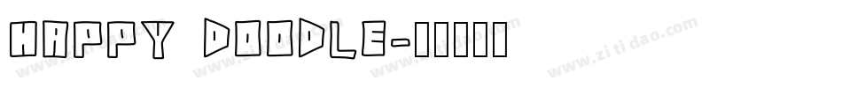 HAPPY DOODLE字体转换